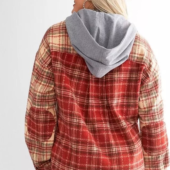 Gilded Intent Hooded Shacket - Picture 2 of 3